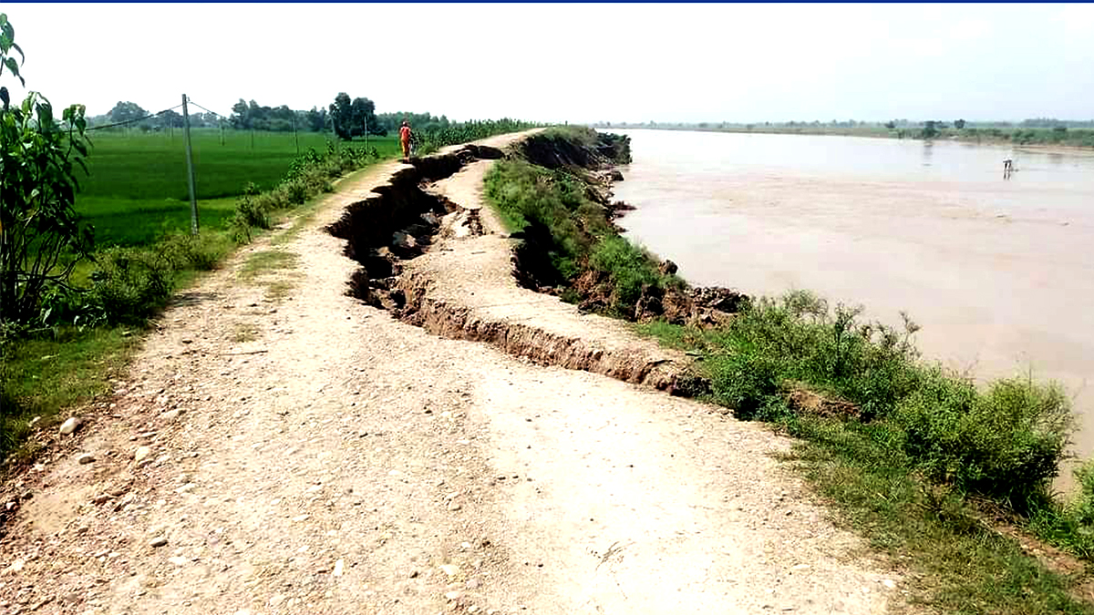 राप्ती तटीय क्षेत्रका बासिन्दा सधैँ बाढीको त्रासमा